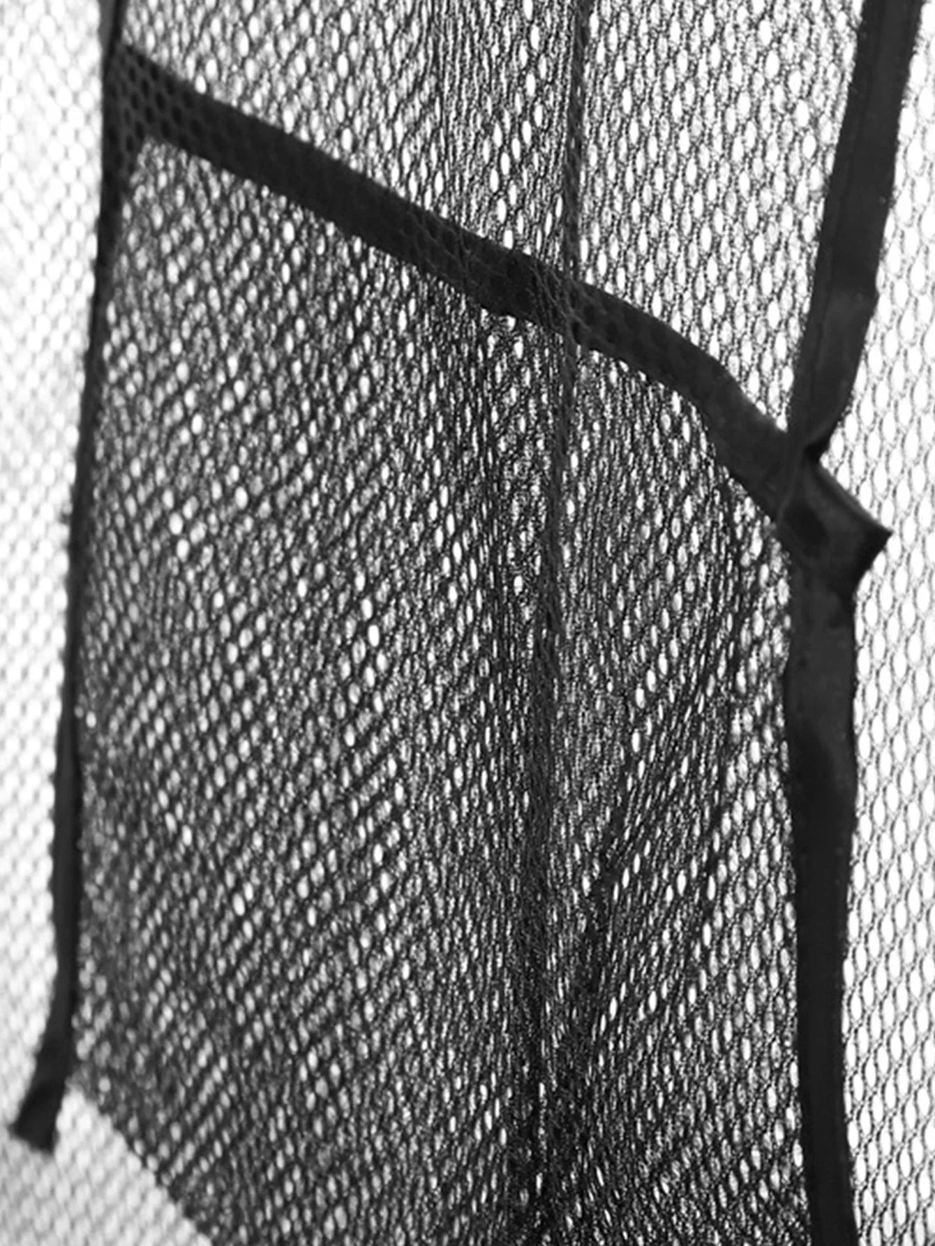 Large Capacity Dirty Clothes Basket Storage Bucket Mesh Bathroom Portable Foldable Dirty Clothes Basket